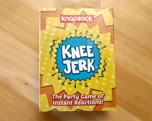 Knee Jerk: Package design.